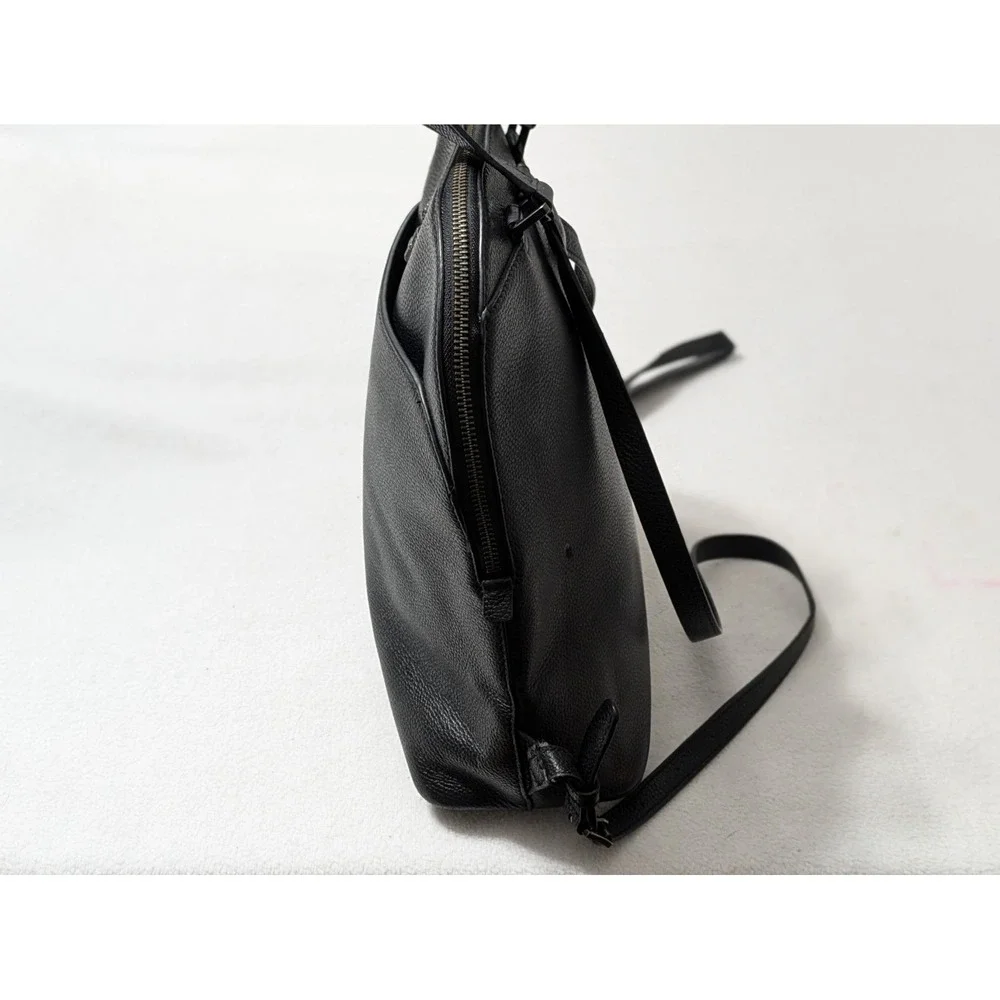 Michael Kors Adele Pebbled Leather Backpack Shoulder Bag  display picture 2